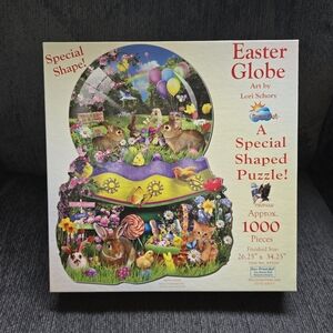 Easter Globe Special Shaped Puzzle Sunsout 1000 Pieces